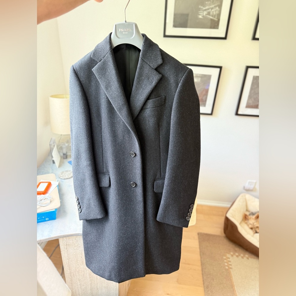 Prada Gray Wool Coat